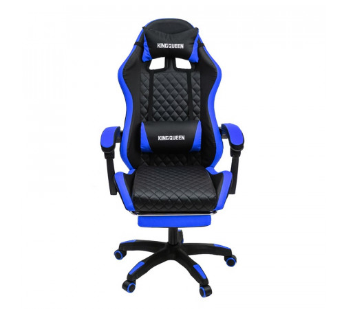 Кресло 892-1 цвет черный/синий с массажем 892-1-black-blue-mass